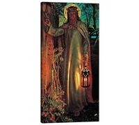 Posterlounge The Light of the World Canvas print by William Holman Hunt 50 x 100 cm Wall art Wall decor