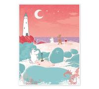 Posterlounge The Moomins at the Beach Poster
