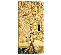 Posterlounge The Tree of Life (central panel) Canvas print by Gustav Klimt 40 x 80 cm Yellow Wall art Wall decor