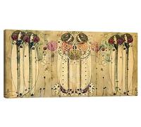 Posterlounge The wassail Canvas print by Charles Rennie Mackintosh 100 x 50 cm Beige Wall art Wall decor