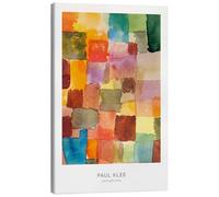 Posterlounge Untitled, 1914 Canvas print by Paul Klee 40 x 60 cm Colourful Wall art Wall decor