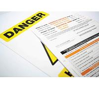 Posters and Information - Permit to Work: Hot Work (Pack of 10, 3part NCR) - Hot Work