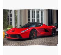 Posters Ferrari LaFerrari In Red 16x20 inch or 20x20 inch Wall Art Soccer Print