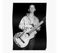 Posters woody guthrie - this machine kills fascists 16x20 inch or 20x20 inch Wall Art Soccer Print