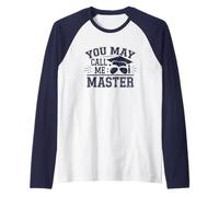 Postgraduate Humor Quote for Masters Degree Raglan Baseball Tee
