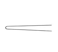 Postiche pins flat, Black - 500 pieces 65mm