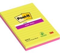 Postit Super Sticky Large Notes, Lined, 4 Pads 180 Sheets, 127 x 203 mm