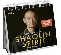 Postkartenkalender 2026: Shaolin Spirit: Nutze dein Potenzial | Wochenkalender zum Aufstellen, Tischkalender mit Spiralbindung & 53 Postkarten zum Heraustrennen