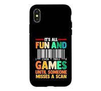 Postman | It's All Fun And Games Until Someone Misses A Scan Case for iPhone X/XS