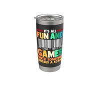 Postman | It's All Fun and Games Until Someone Misses A Scan Stainless Steel Insulated Tumbler