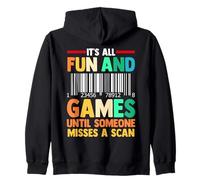 Postman | It's All Fun And Games Until Someone Misses A Scan Zip Hoodie