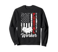 Postman Mailman American Flag Vintage Mailbox Postal Worker Sweatshirt