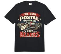 Postman Mailman Beard Mailbox The Best Postal Workers Have Comfort Colors Adult Heavyweight T-Shirt