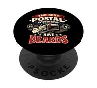 Postman Mailman Beard Mailbox The Best Postal Workers Have PopSockets Adhesive PopGrip