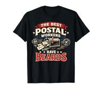 Postman Mailman Beard Mailbox The Best Postal Workers Have T-Shirt