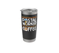 Postman Mailman Coffee Behind Every Great Postal Worker is A Stainless Steel Insulated Tumbler