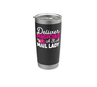 Postman Mailman Deliver Magician A.K.A Mail Lady Stainless Steel Insulated Tumbler