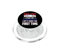 Postman Mailman Female Girl Mail Lady Of Course I Don’T Work PopSockets PopGrip for MagSafe