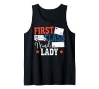 Postman Mailman First Class Mail Lady Tank Top