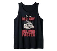 Postman Mailman Grandpa Retired for an Old Guy I Still Tank Top
