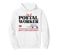 Postman Mailman I'm A Postal Worker What's Your Superpower Pullover Hoodie