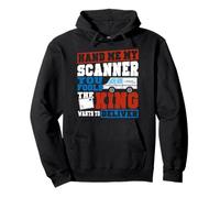 Postman Mailman King Hand Me My Scanner You Fools The King Pullover Hoodie