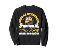 Postman Mailman King Hand Me My Scanner You Fools The King Sweatshirt