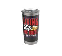 Postman Mailman Living Life One Parcel At A Time Stainless Steel Insulated Tumbler