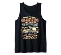 Postman Mailman Mail Truck I Asked for Light God Gave Me Sun Tank Top