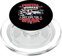 Postman Mailman Mail Truck Postal Worker Not For The Weak PopSockets PopGrip for MagSafe