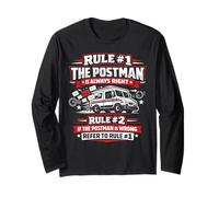 Postman Mailman Mail Truck Rule #1 The Postman is Always Long Sleeve T-Shirt