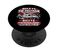 Postman Mailman Mail Truck Rule #1 The Postman Is Always PopSockets Adhesive PopGrip