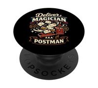 Postman Mailman Mailbox Deliver Magician A.K.A Postman PopSockets Adhesive PopGrip