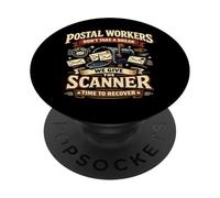 Postman Mailman Mailbox Postal Workers Don't Take A Break We PopSockets Adhesive PopGrip