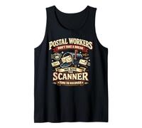Postman Mailman Mailbox Postal Workers Don't Take A Break We Tank Top