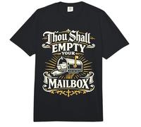 Postman Mailman Mailbox Thou Shall Empty Your Mailbox Comfort Colors Adult Heavyweight T-Shirt