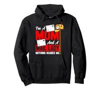 Postman Mailman Mom I'm A Mom And A Mail Lady Nothing Scares Pullover Hoodie