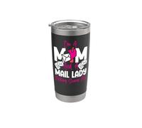 Postman Mailman Mom I'm A Mom and A Mail Lady Nothing Scares Stainless Steel Insulated Tumbler