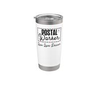 Postman Mailman Postal Worker Live Love Deliver Stainless Steel Insulated Tumbler
