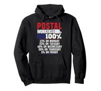 Postman Mailman Postal Workers Always Give 100% 12% On Pullover Hoodie