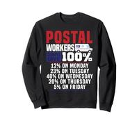 Postman Mailman Postal Workers Always Give 100% 12% On Sweatshirt