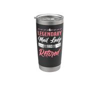 Postman Mailman Retired A Legendary Mail Lady Has Retired Stainless Steel Insulated Tumbler