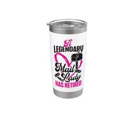 Postman Mailman Retired A Legendary Mail Lady Has Retired Stainless Steel Insulated Tumbler
