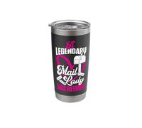 Postman Mailman Retired A Legendary Mail Lady Has Retired Stainless Steel Insulated Tumbler