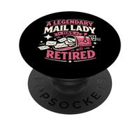 Postman Mailman Retired Mailbox A Legendary Mail Lady Has PopSockets Adhesive PopGrip