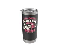 Postman Mailman Retired Mailbox A Legendary Mail Lady Has Stainless Steel Insulated Tumbler