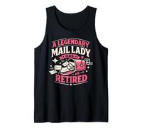 Postman Mailman Retired Mailbox A Legendary Mail Lady Has Tank Top