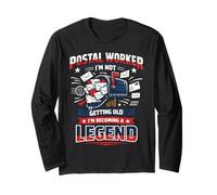 Postman Mailman Retired Mailbox Postal Worker I'm Not Long Sleeve T-Shirt
