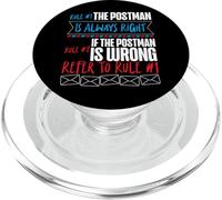 Postman Mailman Rule #1 The Postman Is Always Right Rule #2 PopSockets PopGrip for MagSafe