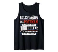 Postman Mailman Rule #1 The Postman is Always Right Rule #2 Tank Top
